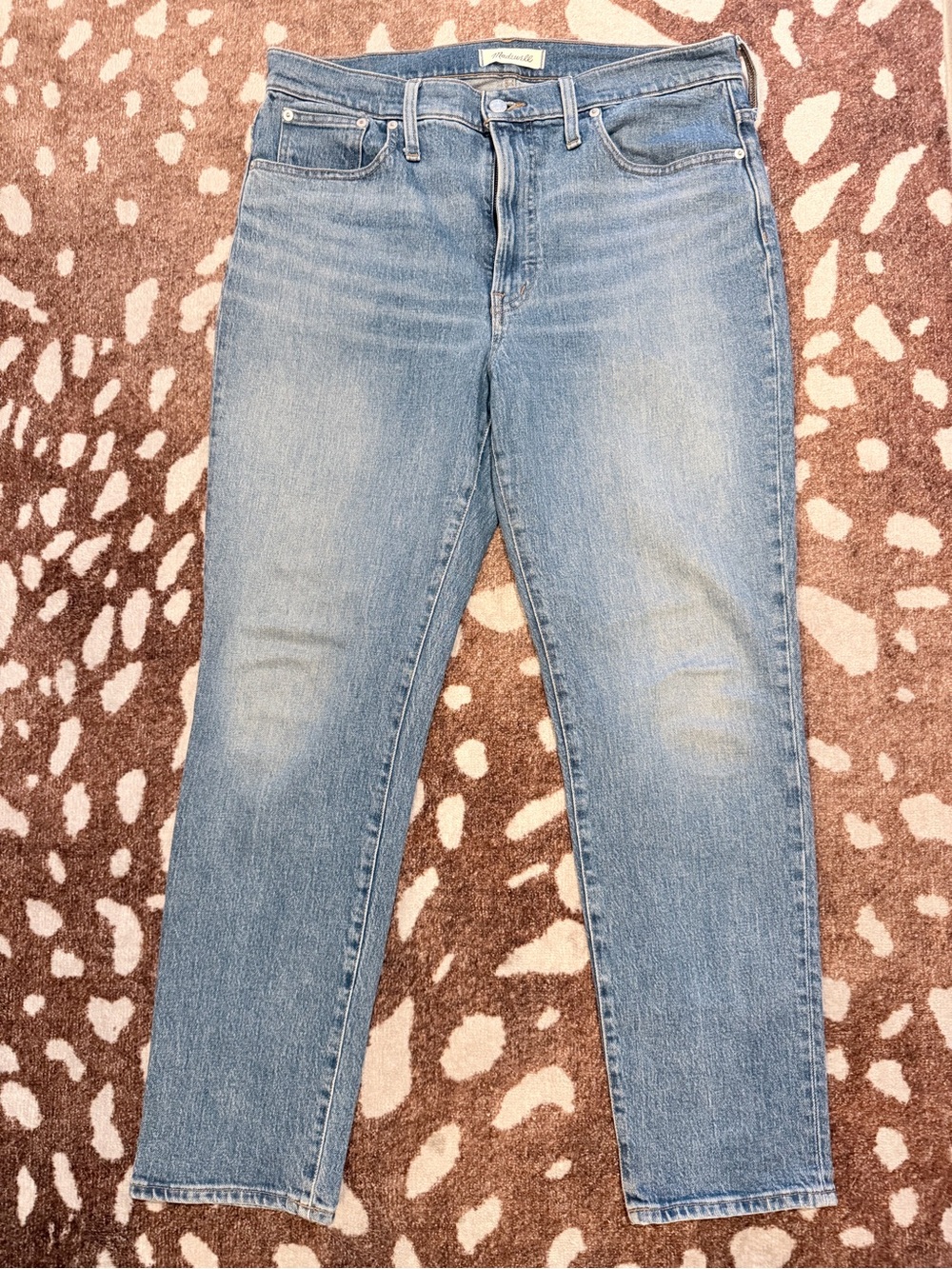 Madewell Vintage Classic Women's Light Blue Straight-Leg Jeans